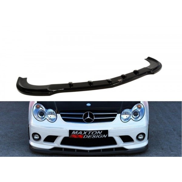 Maxton lipa pod přední nárazník pro Mercedes-Benz CLK (W209) 2003-2009 s předním nárazníkem (ME-CLK-209-AMG204-F1)