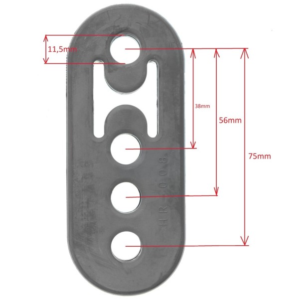 Univerzální Silentblok výfuku Large  SRS exhaust systems