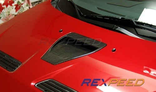 Mitsubishi Lancer Evo X - Výdech kapoty z Carbonu od REXPEED !