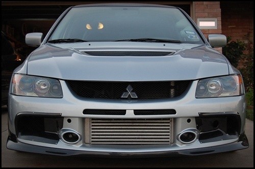 Mitsubishi Lancer Evo 9 - Otvory předního nárazníku z Carbonu od REXPEED !