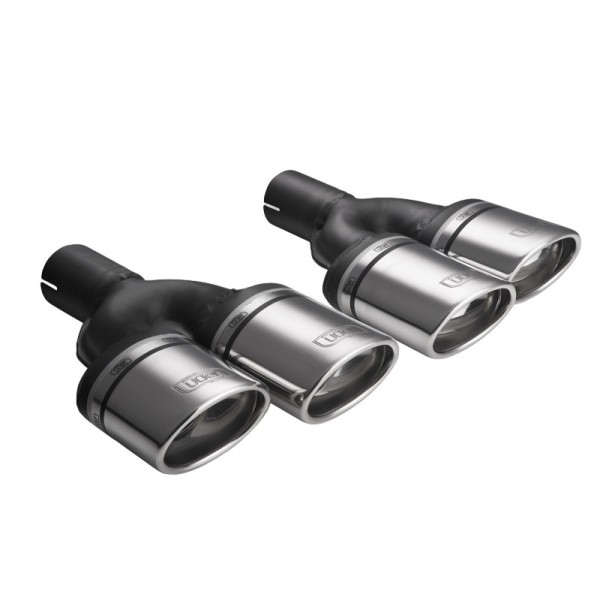 ULTER SPORT univerzální dvoukoncovka výfuku oválná 95×65 s délkou 200 mm