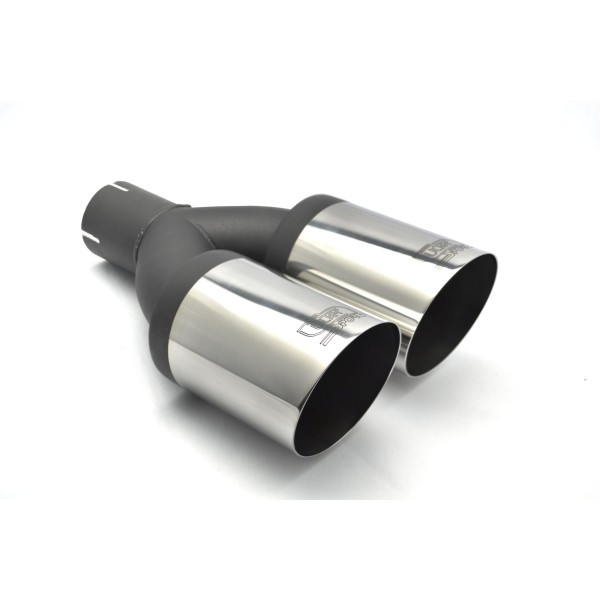 ULTER SPORT univerzální dvoukoncovka výfuku kulatá Ø90 s délkou 220 mm