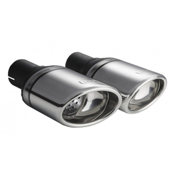 ULTER SPORT univerzální koncovka výfuku oválná 120×80 s délkou 120 mm PRAVÁ