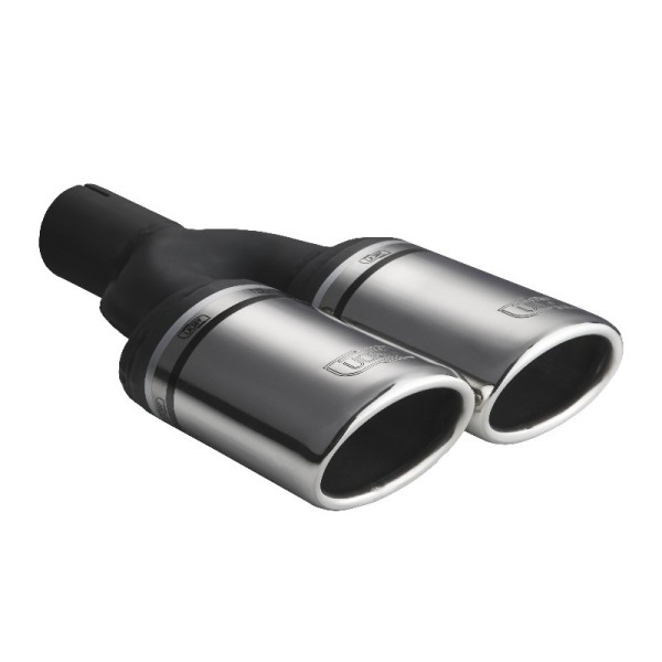 ULTER SPORT univerzální dvoukoncovka výfuku oválná 95×65 s délkou 200 mm