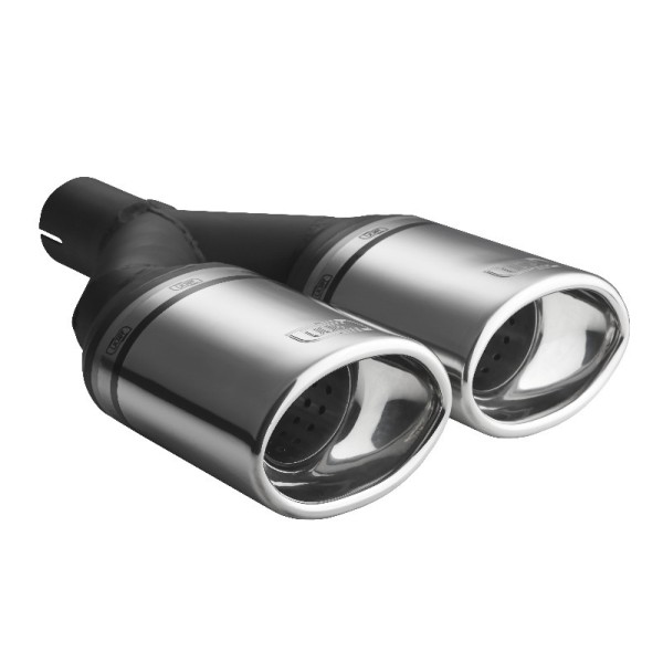 ULTER SPORT univerzální dvoukoncovka výfuku oválná 120×80 s délkou 250