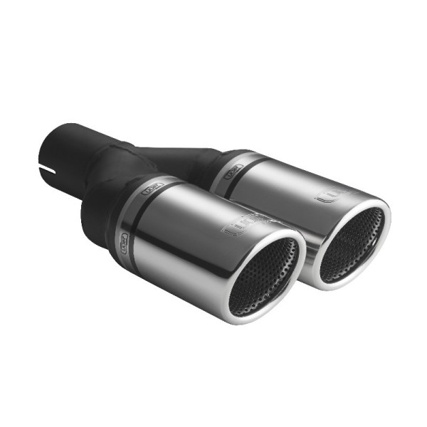 ULTER SPORT univerzální dvoukoncovka výfuku kulatá Ø90 s délkou 220 mm