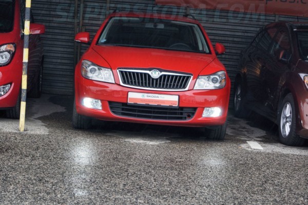 Škoda Octavia II Facelift - MEGA POWER LED žárovky denního svícení