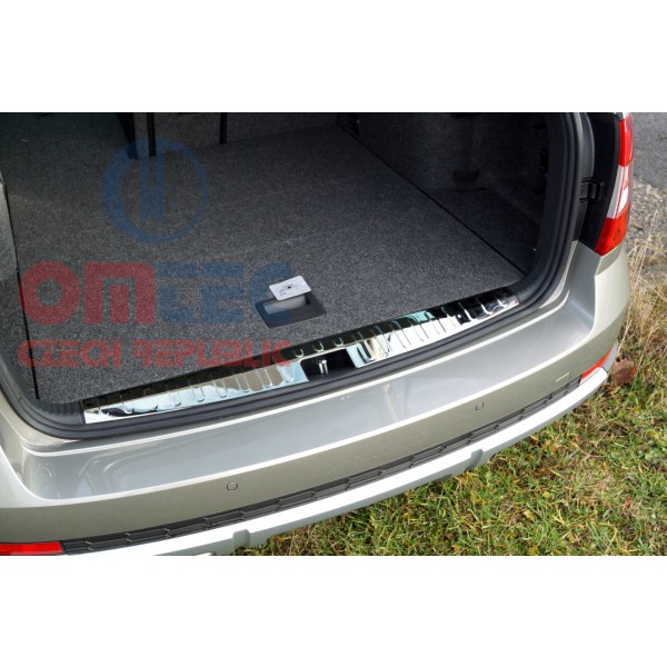 Škoda Octavia III Combi - NEREZ chrom ochranný panel vnitřní nakládací hrany