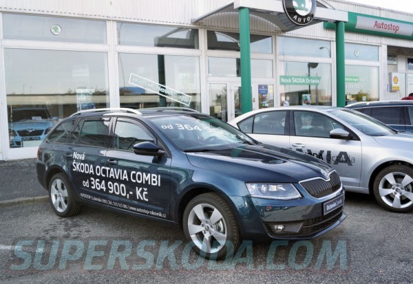 Škoda Octavia III combi - Přední a zadní ofuky oken