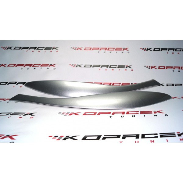 Škoda Octavia II Facelift 09-13 - mračítka SPORTIVE barvě BRILLIANT SILVER (A7W)