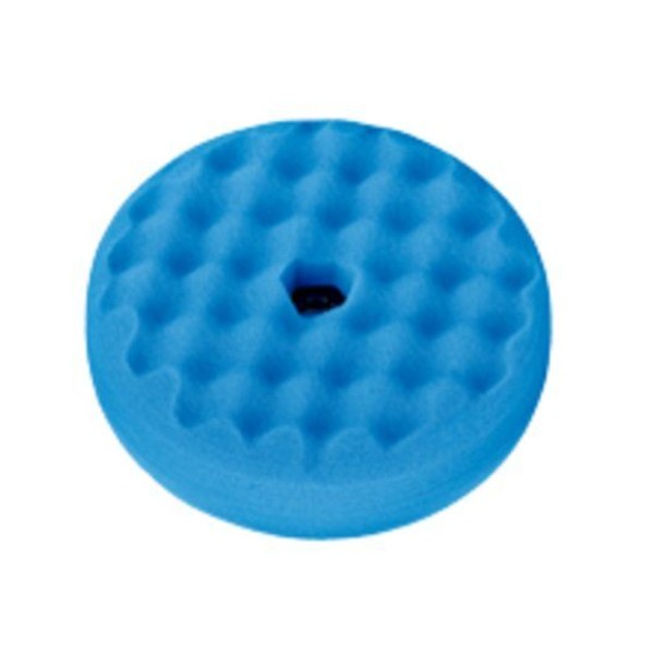 Oboustranný lešticí molitan 3M, vroubkovaný, modrý, 150 mm