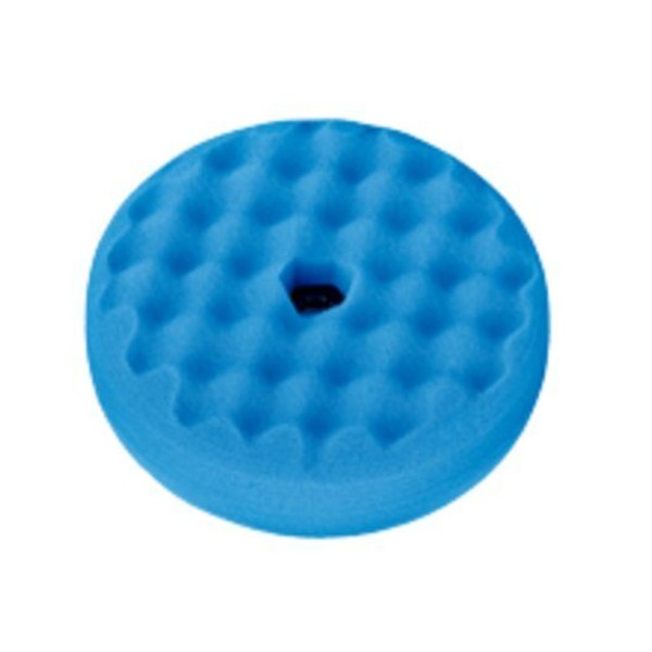 Oboustranný lešticí molitan 3M, vroubkovaný, modrý, 216 mm