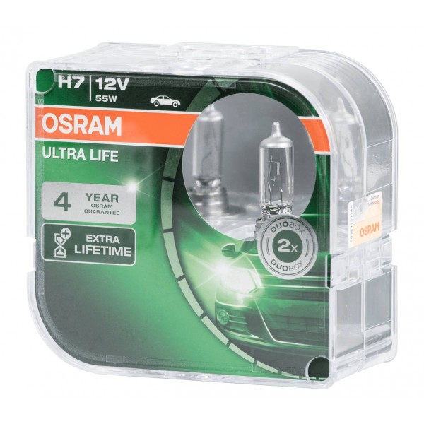 Žárovky Osram Ultralife H7 - 3x delší životnost