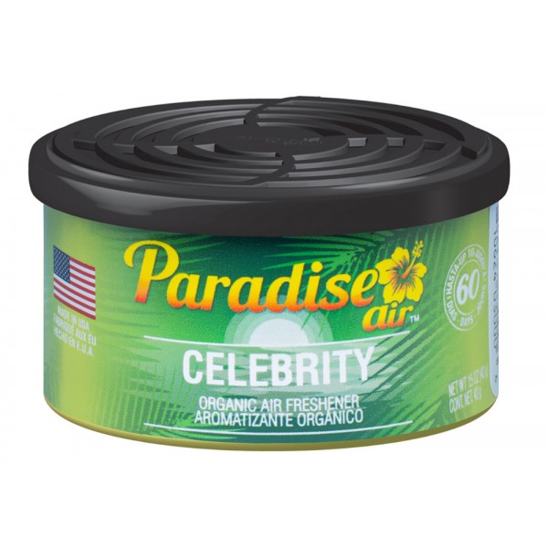 Osvěžovač vzduchu Paradise Air Organic Air Freshener, vůně Celebrity