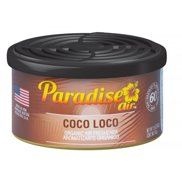 Osvěžovač vzduchu Paradise Air Organic Air Freshener, vůně Kokos