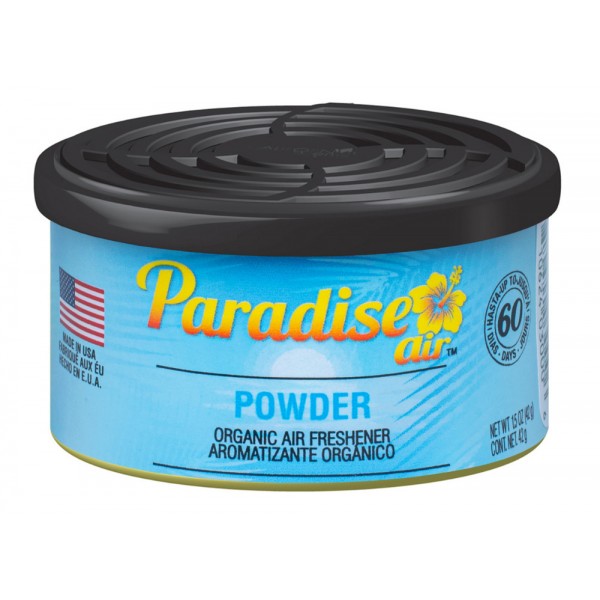 Osvěžovač vzduchu Paradise Air Organic Air Freshener, vůně Powder