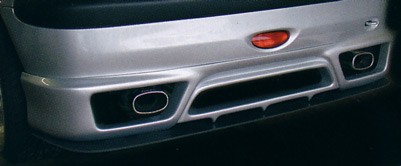 PEUGEOT 206 - Lipa pod spoiler pod zadní nárazník