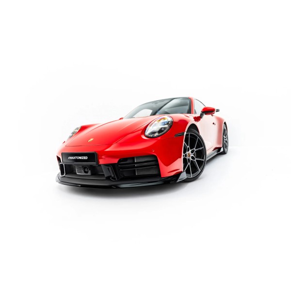 Porsche 911 992 Carrera Aero Facelift, spoiler pod přední nárazník, Maxton design