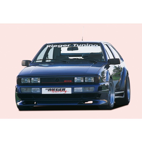 Rieger kompletní přední nárazník widebody I pro Volkswagen Scirocco 2 kupé, GFK (laminát), s výřezy pro mlhová světla