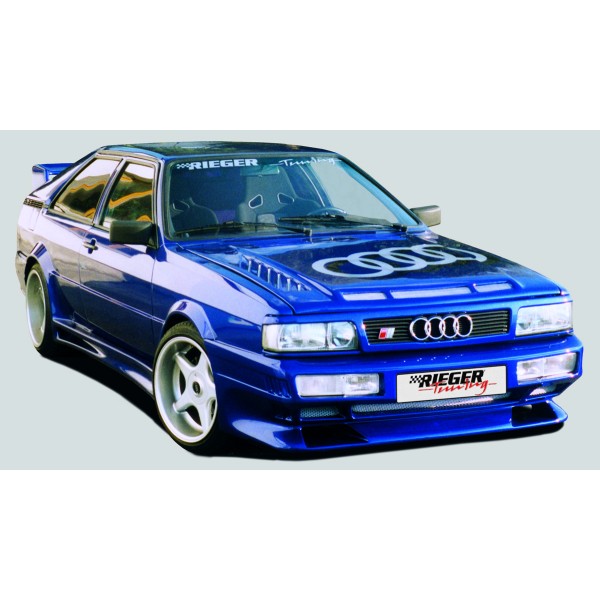 Rieger kompletní přední nárazník pro Audi 80 81+85, GFK (laminát)