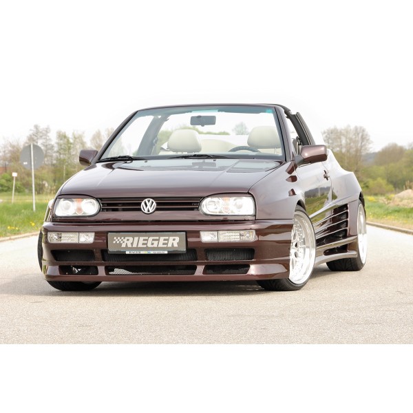 Rieger kompletní přední nárazník widebody II pro Volkswagen Golf 3, GFK (laminát)