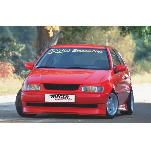 Rieger spoiler pod přední nárazník pro Volkswagen Polo 4 6N, r.v. 10/94-01, GFK (laminát)