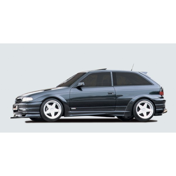 Rieger lem blatníku pro Opel Astra F 3-dvéř., hatchback, GFK (laminát), mont. strana pravá