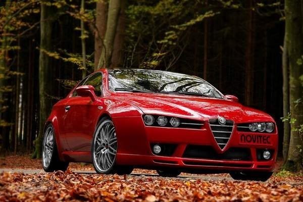 Alfa Romeo Brera - Přední podspoiler NOVITEC