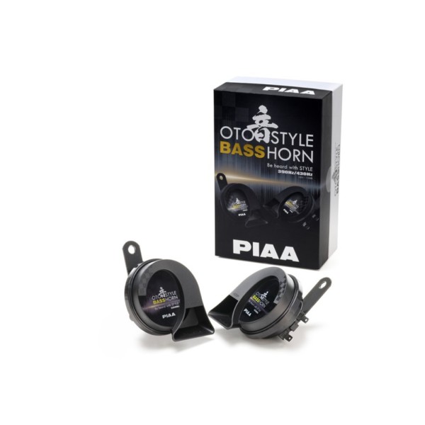 PIAA Oto Style Bass horn dvoutónový klakson 390 Hz + 430 Hz, 112 dB