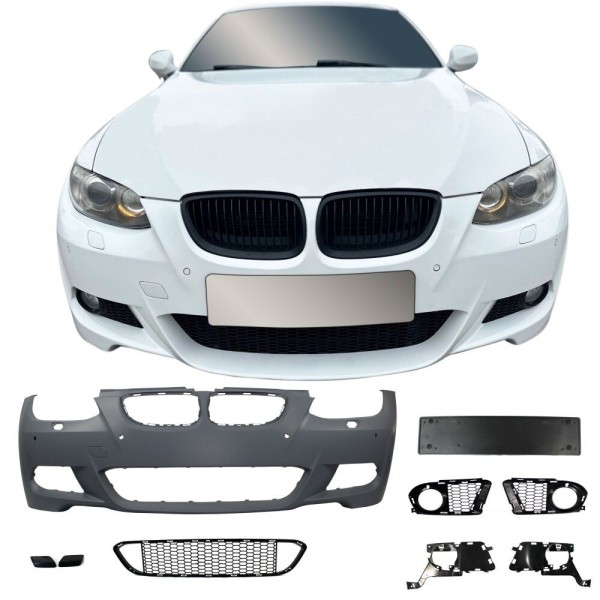 BMW 3 E92/E93 2006-2010 před FL, přední nárazník M-Packet look s PDC