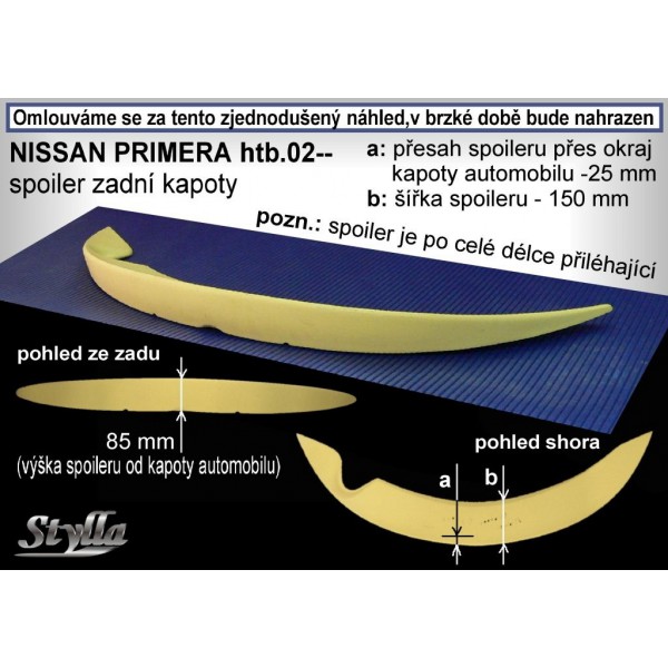 Křídlo - NISSAN Primera htb 02-