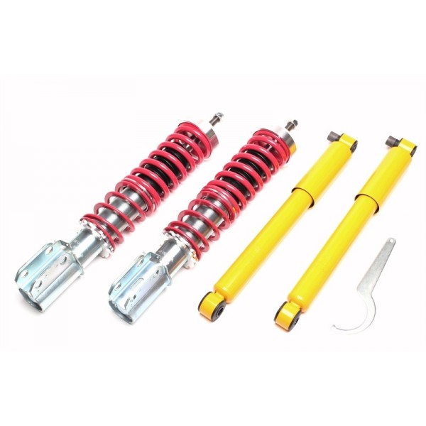 Renault Megane včetně Coupe / Classic / Cabrio / kombi (BA / DA / LA / EA / KA, 95-02) kromě 2.0 16V a Scenic (JA), výškově stavitelný podvozek, TA Technix