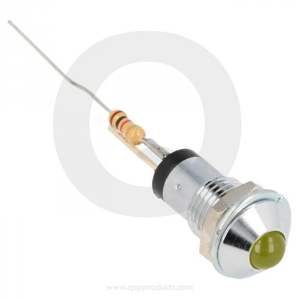 QSP - LED kontrolka 6 - 12V LED žlutá