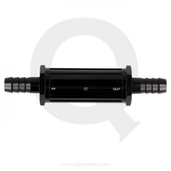 QSP - palivový filtr černý 15mm