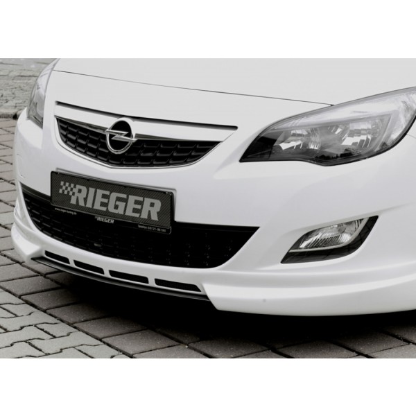 Rieger Tuning spoiler pod originální přední nárazník pro Opel Astra J 5-dvéř. Hatchback/Sport Tourer
