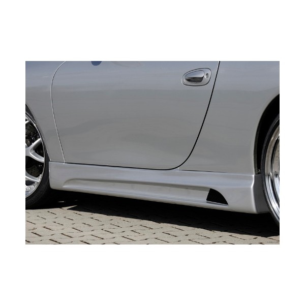 Rieger tuning boční prahy s prolisem a výřezem pro Porsche 911 Typ 996 Cabrio/Coupé, r.v. od 09/97-0