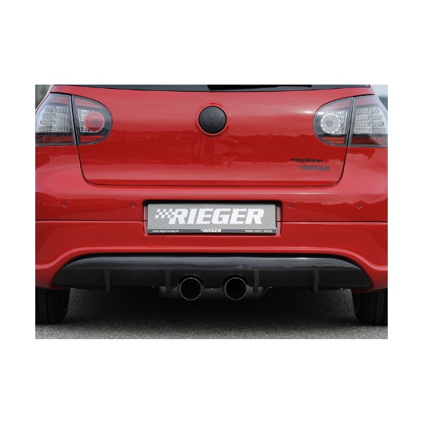 Rieger Tuning spoiler pod originální zadní nárazník pro Volkswagen Golf V 3/5-dvéř. a GTI, Provedení