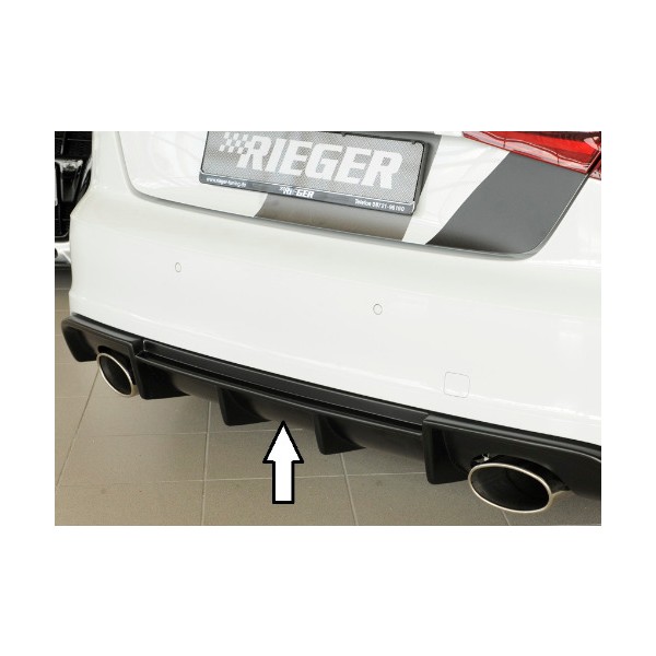 Rieger Tuning vložka zadního nárazníku S-Line pro Audi A3/S3 (8V) 3-dvéř. Hatchback (8V1)/ 5-dvéř. S