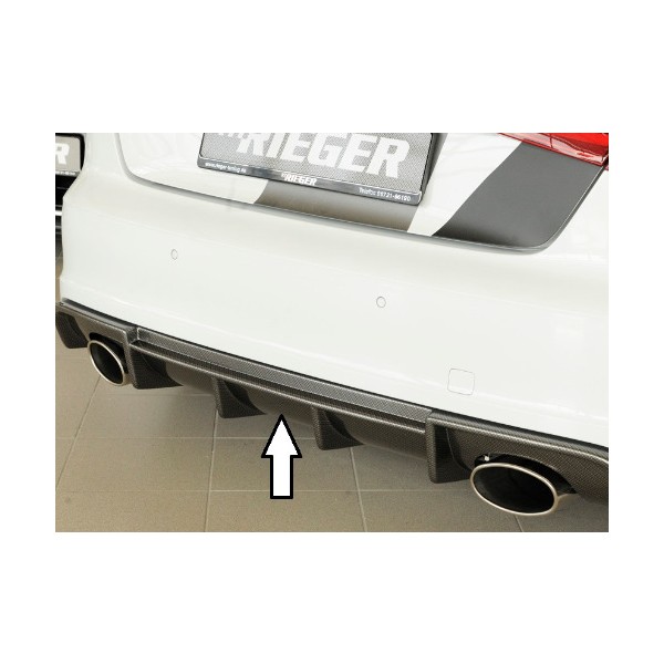 Rieger Tuning vložka zadního nárazníku S-Line pro Audi A3/S3 (8V) 3-dvéř. Hatchback (8V1)/ 5-dvéř. S