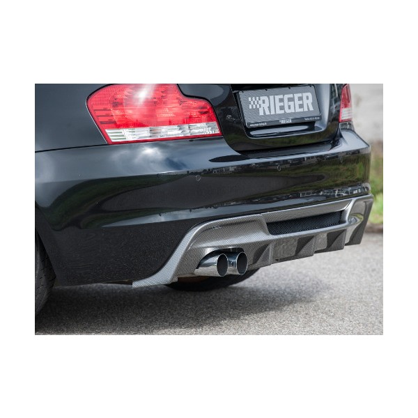 Rieger Tuning vložka zadního nárazníku pro BMW řady 1 E82/E88 (182/1C) Coupé/Cabrio, r.v. od 10/07-,