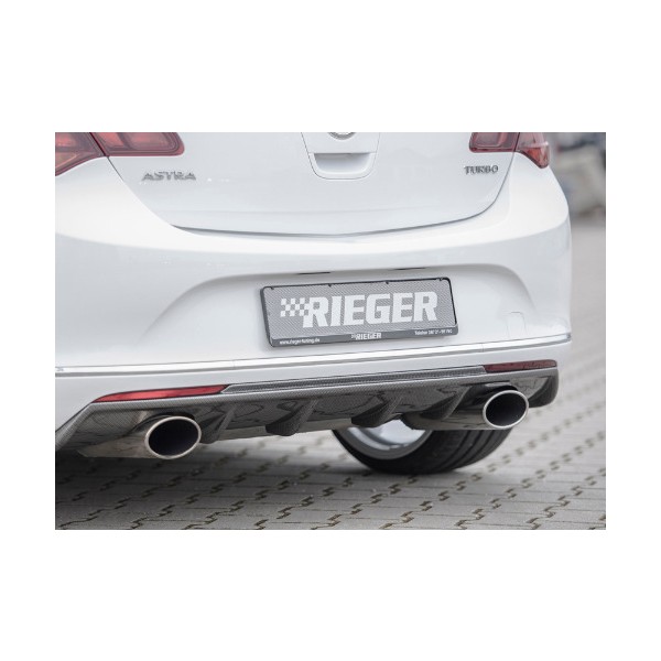 Rieger Tuning vložka zadního nárazníku pro Opel Astra J 5-dvéř. Hatchback, facelift, r.v. od 10/12-,