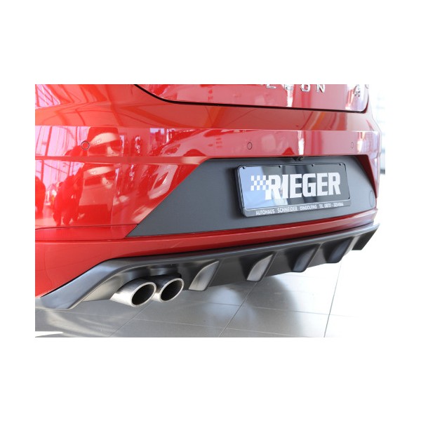 Rieger Tuning vložka zadního nárazníku pro Seat Leon FR (5F) 3-dvéř. (SC)/5-dvéř. facelift, r.v. od