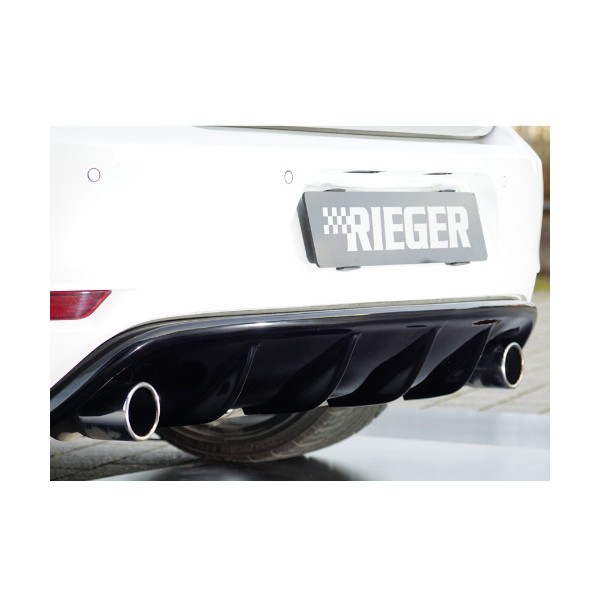 Rieger Tuning vložka zadního nárazníku pro Volkswagen Golf VI GTD/GTI 3/5-dvéř. Cabrio, Provedení ur