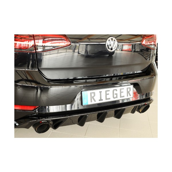 Rieger tuning vložka zadního nárazníku pro Volkswagen Golf VII GTI 3/5-dvéř. facelift, r.v. od 02/17