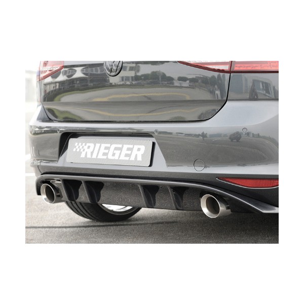 Rieger Tuning vložka zadního nárazníku pro Volkswagen Golf VII GTI 3/5-dvéř. před faceliftem, r.v. o