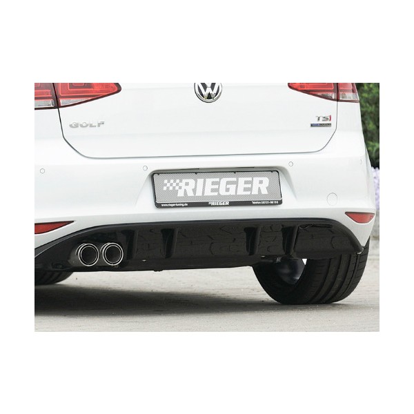 Rieger Tuning vložka zadního nárazníku pro Volkswagen Golf VII, Golf VII GTD 3/5-dvéř. před facelift