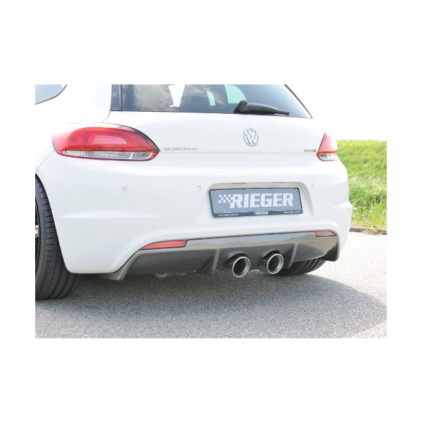 Rieger Tuning vložka zadního nárazníku pro Volkswagen Scirocco III (13)/ Scirocco R (13) 2-dvéř. r.v