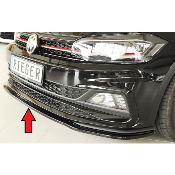 Volkswagen Polo AW 5-dvéř., 06/17-, lipa pod přední nárazník, Rieger tuning