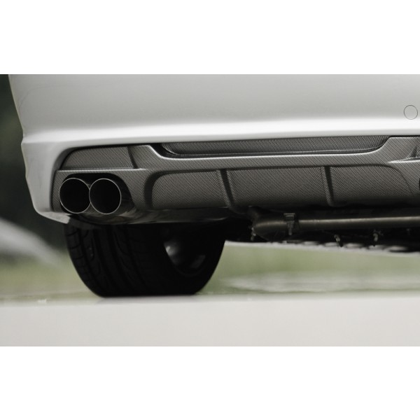BMW Řada 3 E46 kabriolet - vložka zadního nárazníku - plast ABS s povrchovou úpravou Carbon-Look, Ri