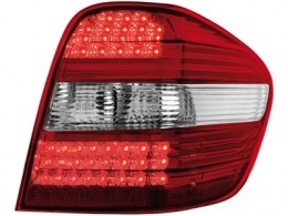 MERCEDES W164 M-Klasse - Zadní čirá světla LED - Červeno/Krystalové